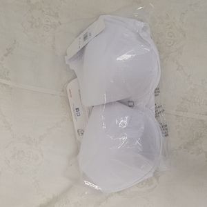 Hanes UltimateT-shirt Soft 38D White Bra, Underwire